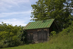 rural wooden shed